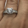 925 Sterling Silver CZ Ring Size 6.5