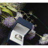 925 Sterling Silver CZ Band Ring Size 10