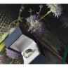 925 Sterling Silver CZ Band Ring Size 10