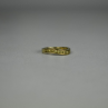 925 Sterling Silver Gold Plated Spinel Ring Size 6.5
