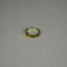 925 Sterling Silver Gold Plated Spinel Ring Size 6.5