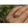 925 Sterling Silver Rhodochrosite Ring Size 7