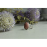925 Sterling Silver Rhodochrosite Ring Size 7
