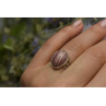 925 Sterling Silver Rhodochrosite Ring Size 7