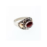 Vintage 925 Sterling Silver Agate Ring Size 8.5