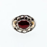 Vintage 925 Sterling Silver Agate Ring Size 8.5