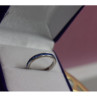 925 Sterling Silver Blue CZ Band Ring Size 6.5