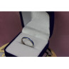 925 Sterling Silver Blue CZ Band Ring Size 6.5