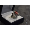925 Sterling Silver Spinel & Goshenite Ring Size 10