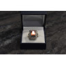 925 Sterling Silver Spinel & Goshenite Ring Size 10