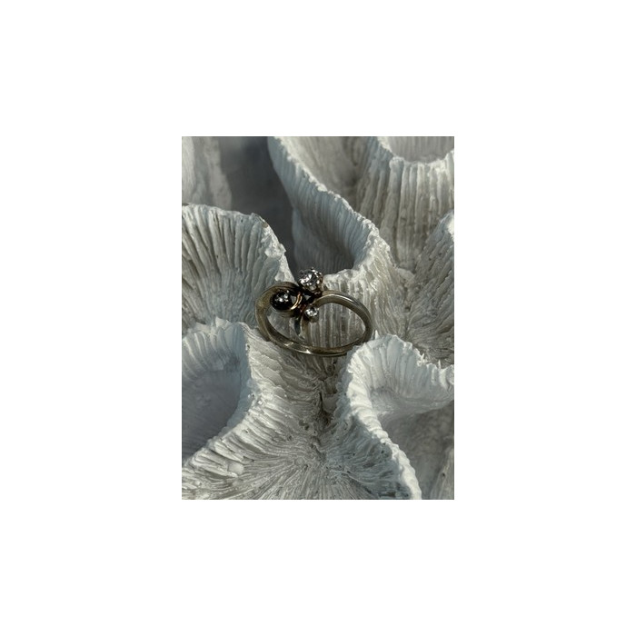 925 Sterling Silver Beryl Ring Size 7