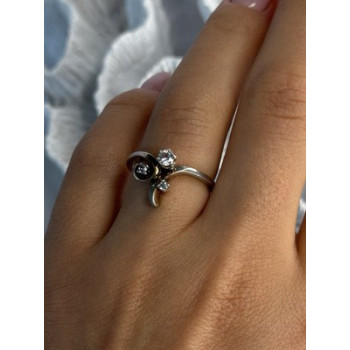 925 Sterling Silver Beryl Ring Size 7