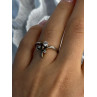 925 Sterling Silver Beryl Ring Size 7