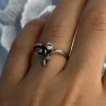 925 Sterling Silver Beryl Ring Size 7