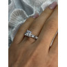 925 Sterling Silver CZ Ring Size 7.5