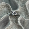 925 Sterling Silver CZ Ring Size 7.5