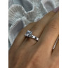925 Sterling Silver CZ Ring Size 7.5