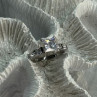 925 Sterling Silver CZ Ring Size 7.5