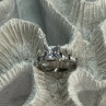 925 Sterling Silver CZ Ring Size 7.5