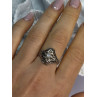 925 Sterling Silver Beryl Ring Size 8