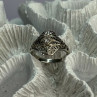 925 Sterling Silver Beryl Ring Size 8