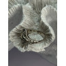 925 Sterling Silver Beryl Ring Size 8