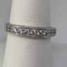 925 Sterling Silver CZ Ring Size 7.75