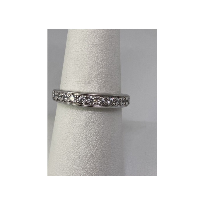 925 Sterling Silver CZ Ring Size 7.75