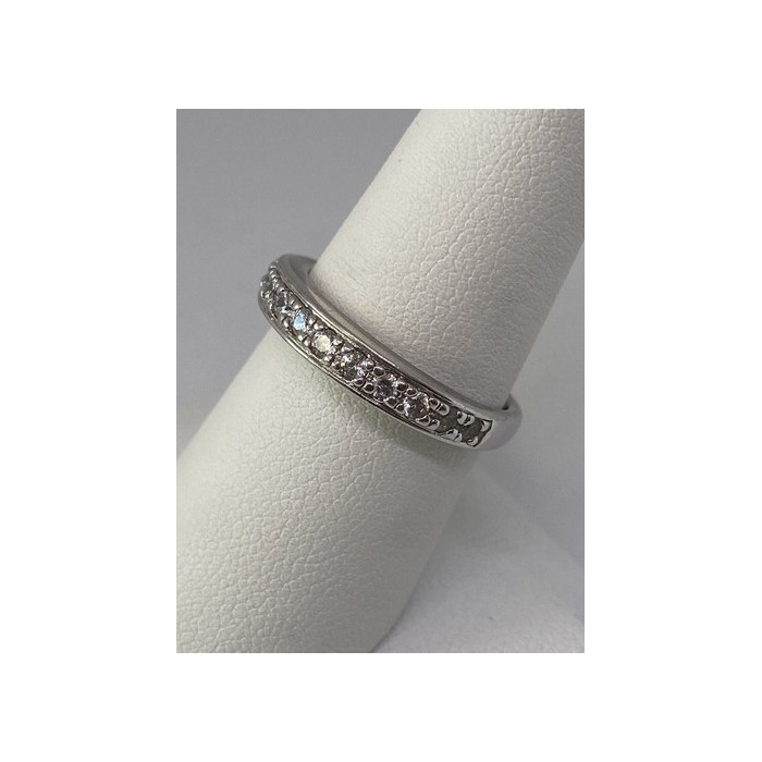 925 Sterling Silver CZ Ring Size 7.75