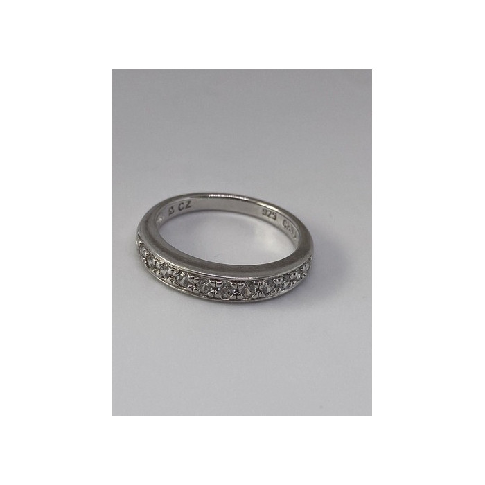 925 Sterling Silver CZ Ring Size 7.75