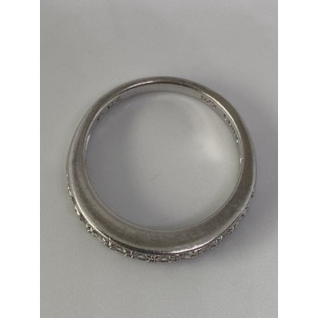 925 Sterling Silver CZ Ring Size 7.75