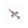 18K WHITE GOLD DIAMONDS PENDANT CROSS