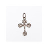 18K WHITE GOLD DIAMONDS PENDANT CROSS