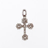 18K White Gold Diamonds Pendant Cross