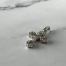 18K White Gold Diamonds Pendant Cross