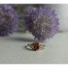 925 Sterling Silver Pink Spinel Ring Size 8