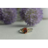 925 Sterling Silver Pink Spinel Ring Size 8