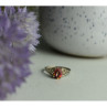 925 Sterling Silver Pink Spinel Ring Size 8