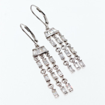 925 Sterling Silver CZ 