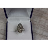 925 Sterling Silver Marcasites Ring Size 6.5