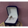 925 Sterling Silver Marcasites Ring Size 6.5
