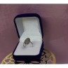 925 Sterling Silver Marcasites Ring Size 6.5