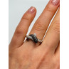 925 Sterling Silver Marcasite & CZ Dolphin Ring Size 6