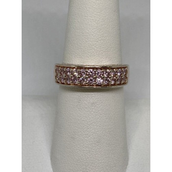 925 Sterling Silver CZ Ring Size 7.5