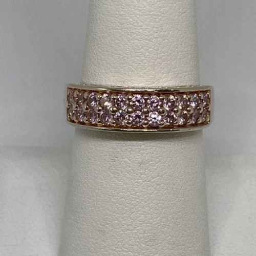 925 Sterling Silver CZ Ring Size 7.5