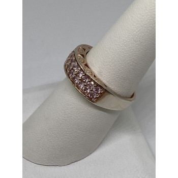 925 Sterling Silver CZ Ring Size 7.5