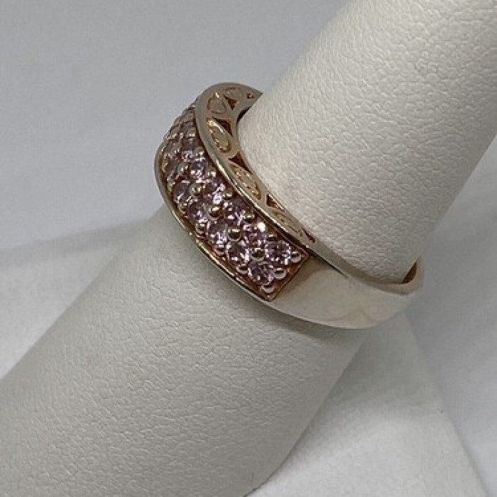 925 Sterling Silver CZ Ring Size 7.5