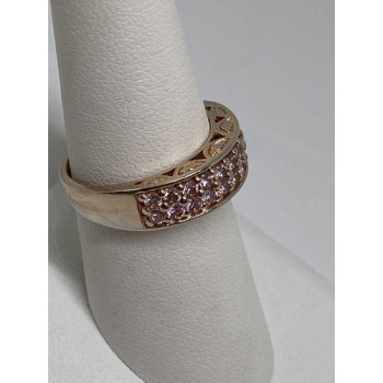 925 Sterling Silver CZ Ring Size 7.5