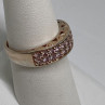 925 Sterling Silver CZ Ring Size 7.5