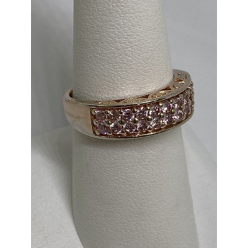 925 Sterling Silver CZ Ring Size 7.5